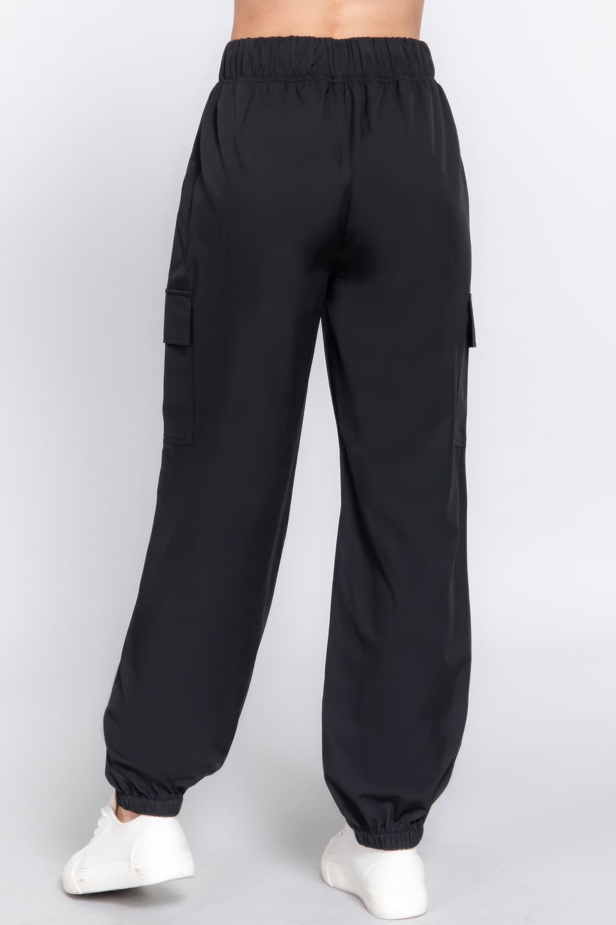 Light Weight Stretch Woven Cargo Jogger Pants