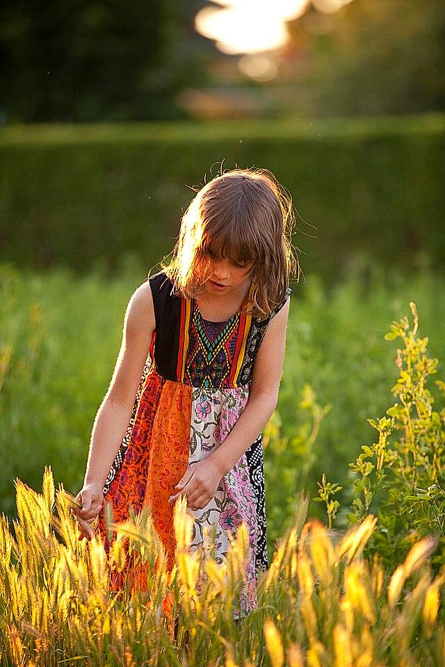 Orange Floral Tunic Dress